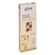 5 FIVE SIMPLY SMART - Etagère 6 cases Mix'N'Match bois et motif rayé - vignette