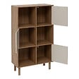 5 FIVE SIMPLY SMART - Etagère 6 cases Mix'N'Match bois et motif rayé - vignette