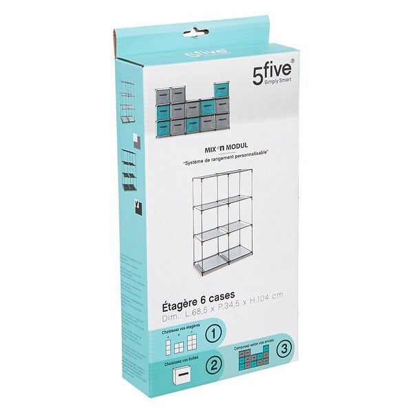 5 FIVE SIMPLY SMART - Cube 6 casiers - large