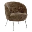 ATMOSPHERA - Fauteuil Tildae en Tissu Moccha L69xl63xH71 cm - vignette