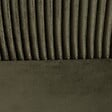 ATMOSPHERA - Fauteuil Solaro velours vert kaki - vignette