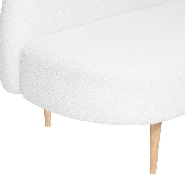 ATMOSPHERA - Banquette "Insi" 2 places blanc 172x75x72cm - large