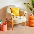 ATMOSPHERA - Fauteuil Ikaris en Tissu Beige L86xl80xH83 cm - vignette
