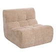 ATMOSPHERA - Fauteuil Miroa 92x82x68 cm en Tissu Beige - vignette