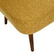 ATMOSPHERA - Fauteuil Aera en Tissu Jaune Ocre L69xl57xH72,5 cm - vignette