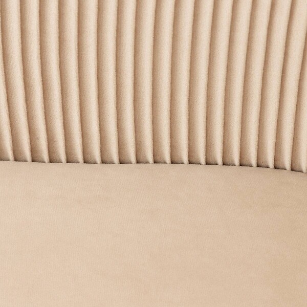ATMOSPHERA - Fauteuil Solaro velours beige - large