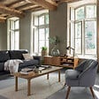 ATMOSPHERA - Fauteuil "Naova" velours gris - vignette