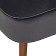 ATMOSPHERA - Fauteuil "Naova" velours gris - vignette