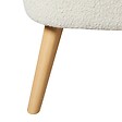 ATMOSPHERA - Fauteuil "Naova" bouclette blanc - vignette
