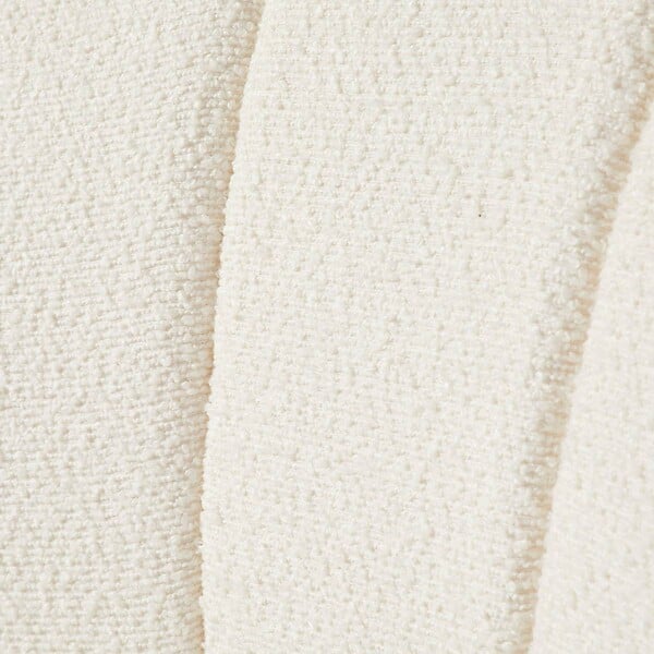 ATMOSPHERA - Fauteuil "Naova" bouclette blanc - large
