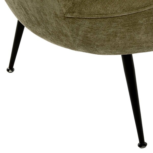 ATMOSPHERA - Fauteuil Tildae en Tissu Vert L69xl63xH71 cm - large