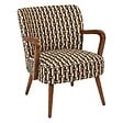 ATMOSPHERA - Fauteuil Chiara beige et noir - vignette