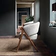 ATMOSPHERA - Fauteuil "Amza" bouclette blanc - vignette