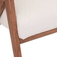 ATMOSPHERA - Fauteuil "Amza" bouclette blanc - vignette