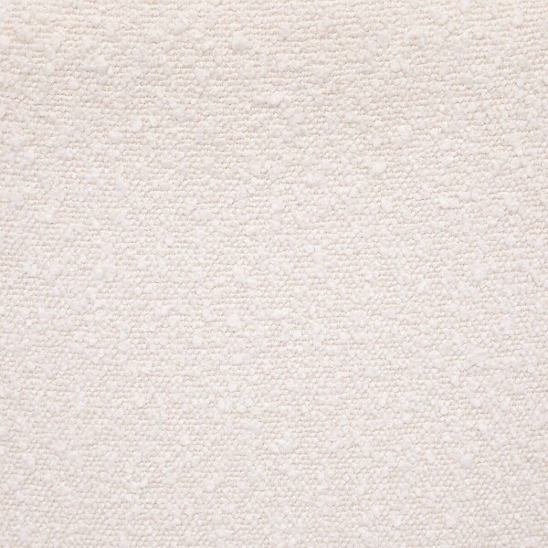 ATMOSPHERA - Fauteuil "Amza" bouclette blanc - large