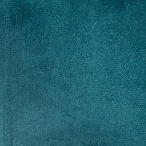 ATMOSPHERA - Fauteuil "Evan" velours bleu canard - large