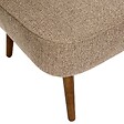 ATMOSPHERA - Fauteuil Aera en Tissu Beige foncé L69xl57xH72,5 cm - vignette