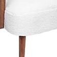 ATMOSPHERA - Fauteuil "Chiara" bouclette blanc - vignette