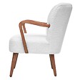 ATMOSPHERA - Fauteuil "Chiara" bouclette blanc - vignette