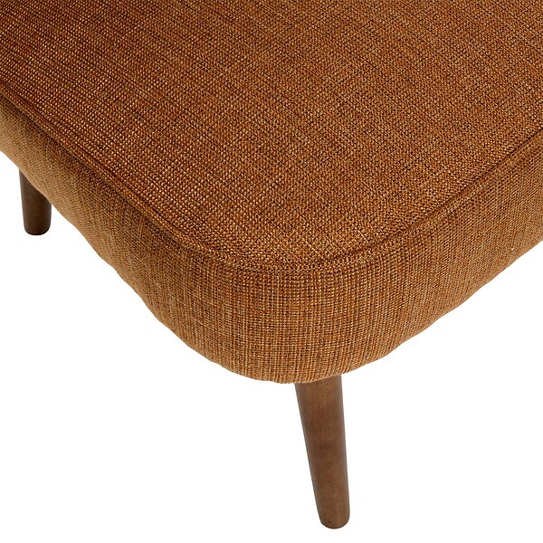 ATMOSPHERA - Fauteuil Aera en Tissu Ambré L69xl57xH72,5 cm - large