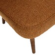 ATMOSPHERA - Fauteuil Aera en Tissu Ambré L69xl57xH72,5 cm - vignette