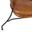 ATMOSPHERA - Fauteuil "Hoper" cuir marron cognac - vignette