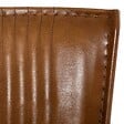 ATMOSPHERA - Fauteuil "Hoper" cuir marron cognac - vignette