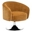 ATMOSPHERA - Fauteuil "Edith" en métal & pin H73cm jaune ocre - vignette