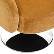 ATMOSPHERA - Fauteuil "Edith" en métal & pin H73cm jaune ocre - vignette