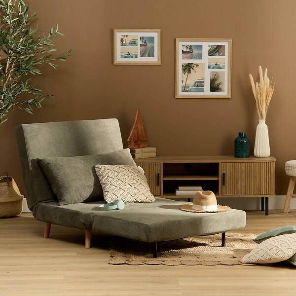 ATMOSPHERA - Fauteuil Kora 92x88x82 cm Vert Cedre - large