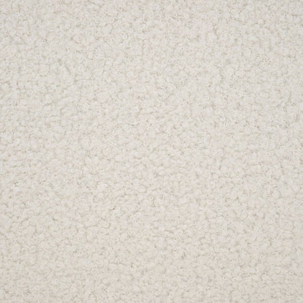 ATMOSPHERA - Chaise de bureau "Geos" bouclette blanc - large