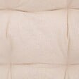 ATMOSPHERA - Banquette "Neta" 2 places rotin tissu blanc - vignette