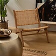 ATMOSPHERA - Fauteuil "Timor" teck rotin - vignette