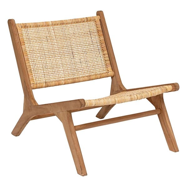 ATMOSPHERA - Fauteuil "Timor" teck rotin - large