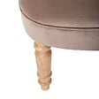 ATMOSPHERA - Fauteuil "Sixtine" velours gris taupe - vignette