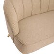 ATMOSPHERA - Canapé Naova 2 Places 72x72x126 cm Tissu Beige - vignette