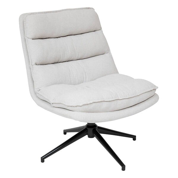 ATMOSPHERA - Fauteuil pivotant "Harper" lin - large