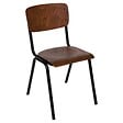 ATMOSPHERA - Chaise d'écolier "Kiel" bois marron - vignette
