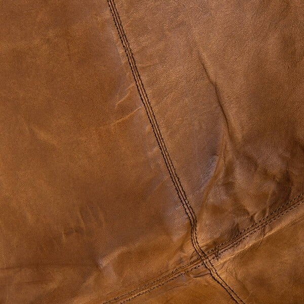 ATMOSPHERA - Housse "Dario" cuir marron cognac - large