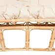 ATMOSPHERA - Banquette "Seram" mamasan 2 places rotin blanc - vignette