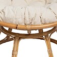 ATMOSPHERA - Fauteuil "Seram" rotin tissu beige - vignette