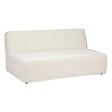 ATMOSPHERA - Module 2 places "Kiona" en bouclette 99x165cm blanc ivoire - vignette