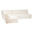 ATMOSPHERA - Module 2 places "Kiona" en bouclette 99x165cm blanc ivoire - vignette