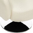 ATMOSPHERA - Fauteuil "Edith" en bouclette H73cm blanc - vignette
