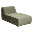 ATMOSPHERA - Module chaise longue "Mavuno" en velours 87x154cm vert cèdre - vignette