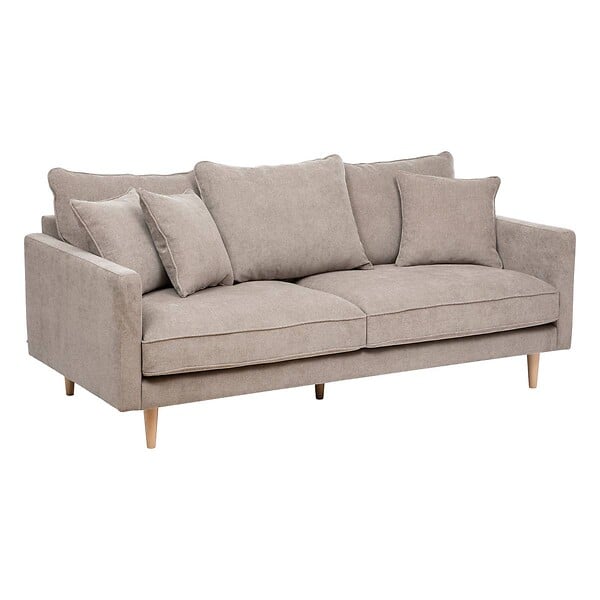 ATMOSPHERA - Canapé "Candice" 3 places 194x96cm beige - large