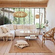 ATMOSPHERA - Module d'angle "Kiona" en bouclette 99x99cm blanc - vignette