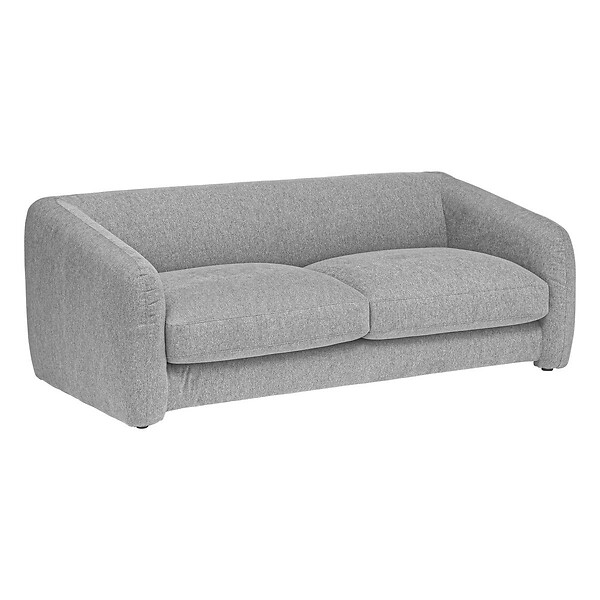 ATMOSPHERA - Canapé convertible "Guppy" 3 places gris souris - large