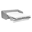 ATMOSPHERA - Canapé convertible "Guppy" 3 places gris souris - vignette