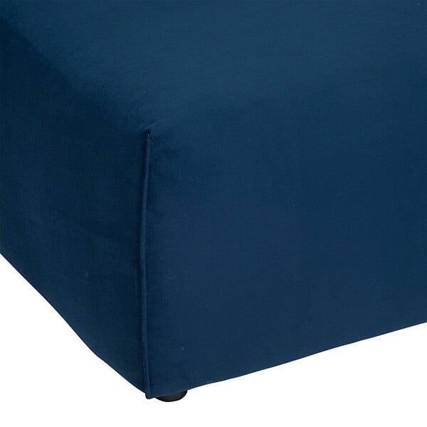 ATMOSPHERA - Module chauffeuse "Kiona" en velours 99x75cm bleu - large